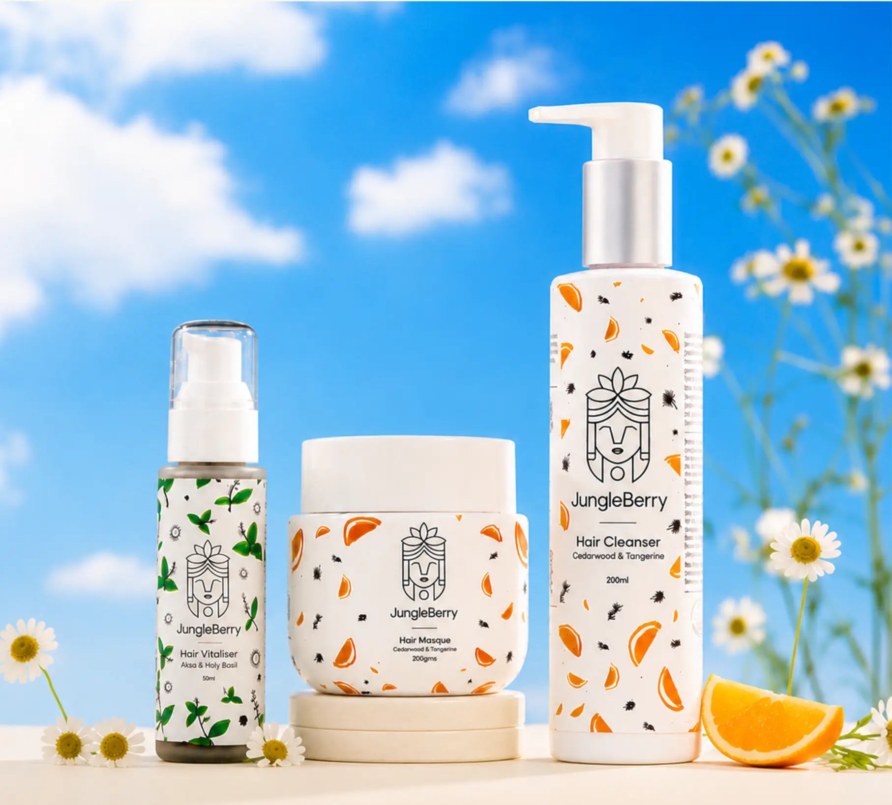 The Frizz Rescue Ritual, vitaliser cleanser and masque
