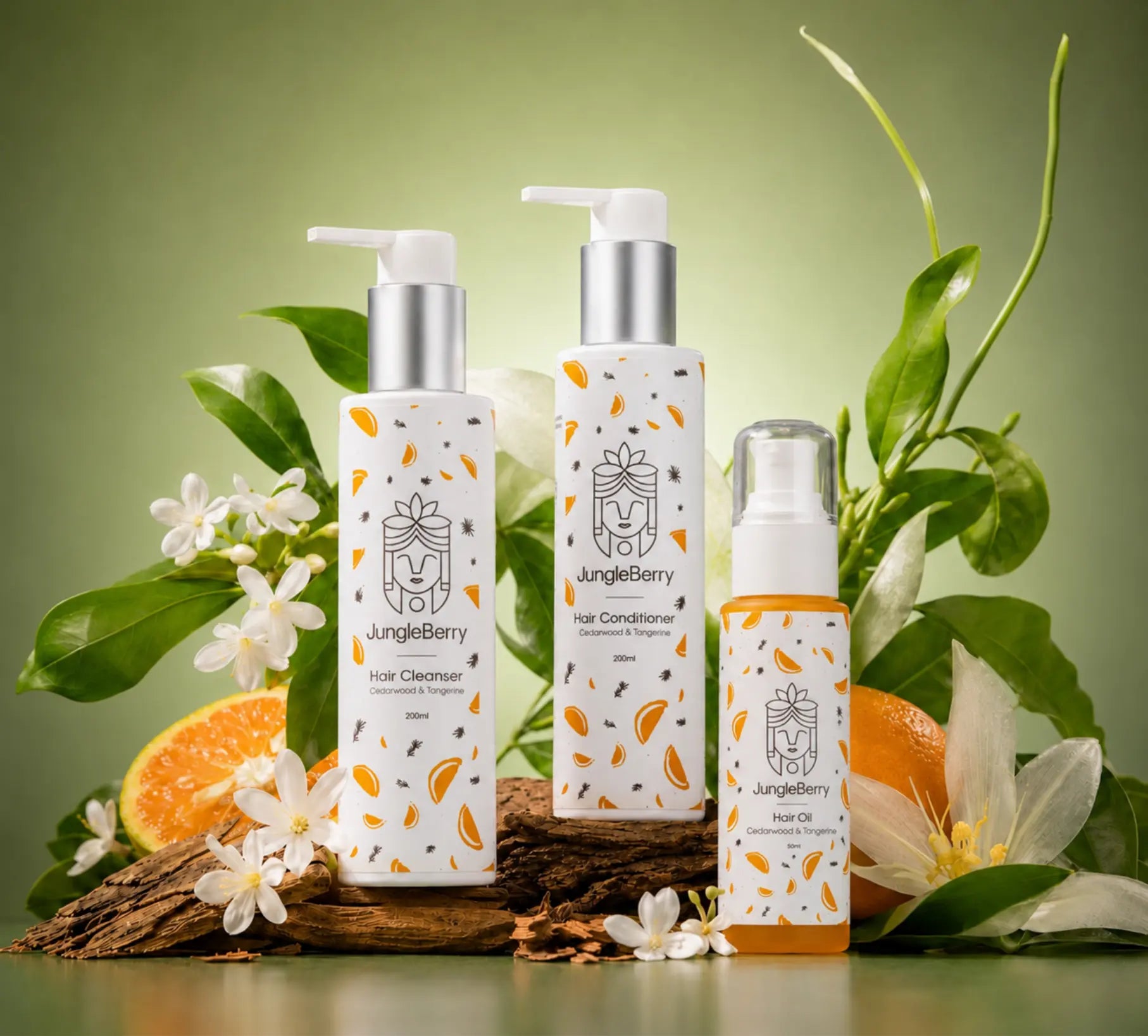The Everyday Cedarwood Ritual, oil cleanser and conditioner